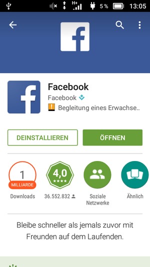 Wählen Sie ÖFFNEN