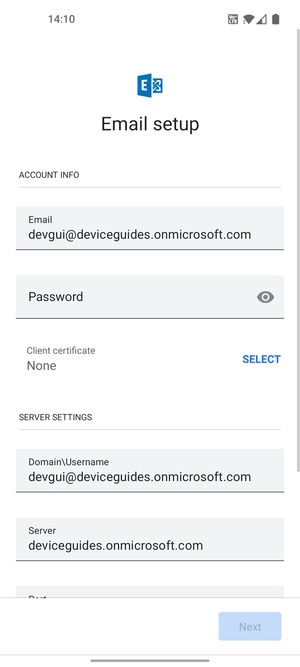 Enter your password