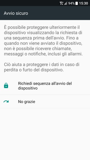 Seleziona la tua opzione preferita