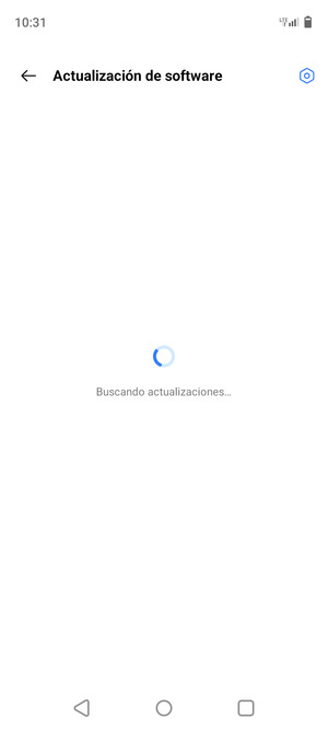 Espere a que la búsqueda termine