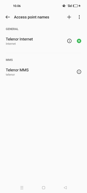 Select the Menu button