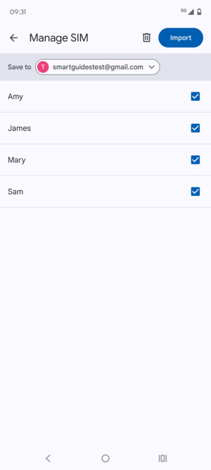 Select Import