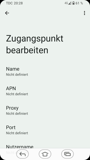 Geben Sie MMS-Informationen ein