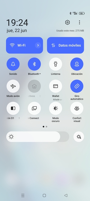 Desactive Wi-Fi y Bluetooth
