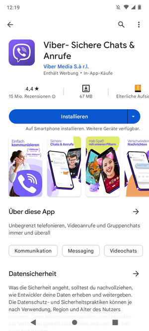 Wählen Sie Installieren
