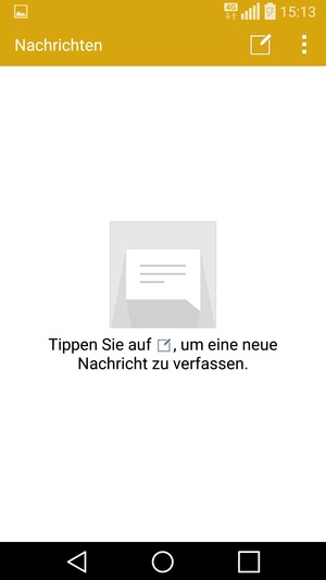 Wählen Sie die Menü-Taste