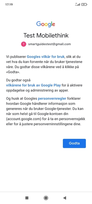 Velg Godta