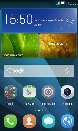 Seleziona Play Store