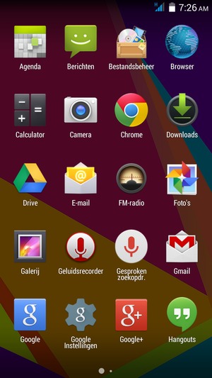 Selecteer E-mail