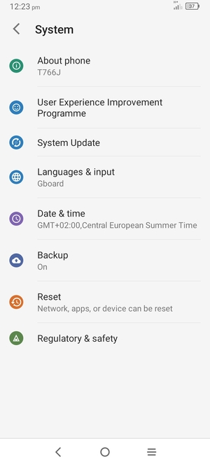Select System Update