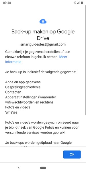 Selecteer OK
