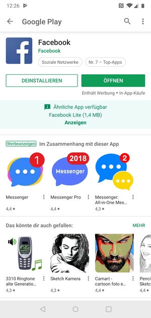 Wählen Sie ÖFFNEN