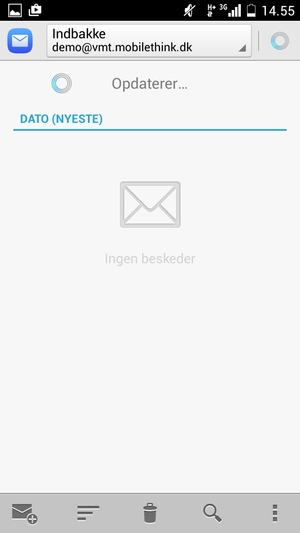 Din konto er klar til brug