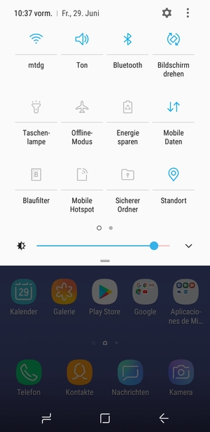 Schalten Sie WLAN und Bluetooth aus
