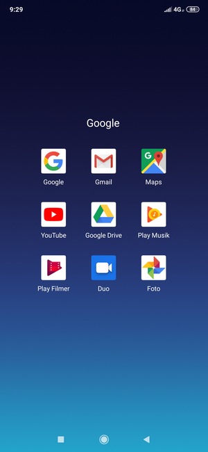 Välj Gmail