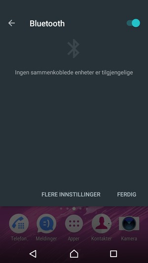 Slå av Bluetooth