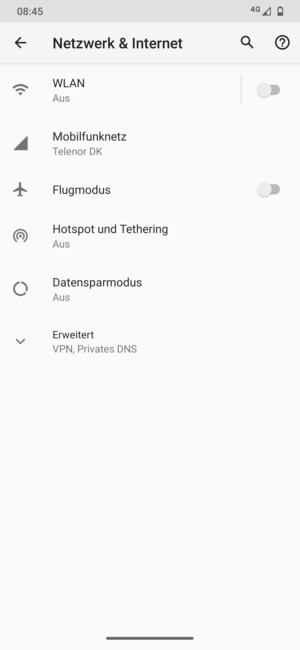 Wählen Sie WLAN