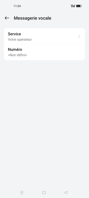 Sélectionnez Numéro