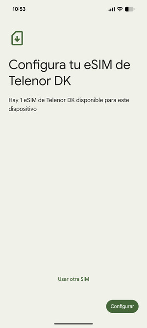 Seleccione Configurar