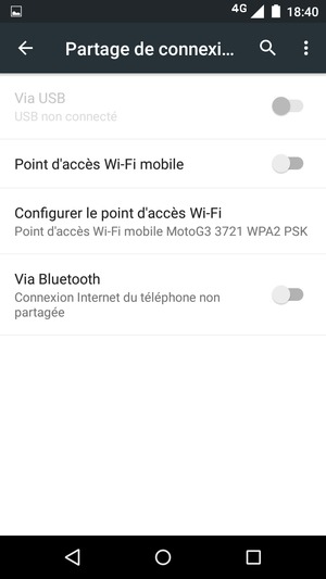Sélectionnez Configurer le point d'accès Wi-Fi
