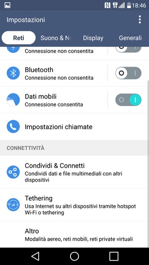 Seleziona Reti e Altro