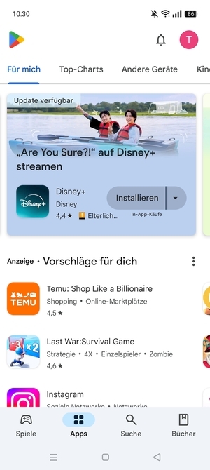 Wählen Sie Suche