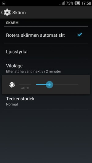 Välj AUTO
