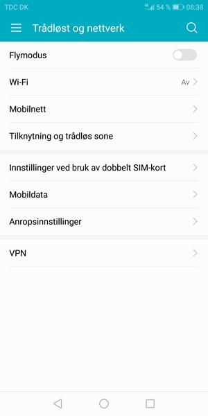 Velg Tilknytning og trådløs sone