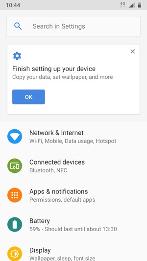 Select Network & Internet
