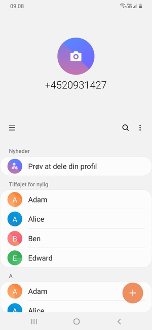 Vælg Menu-knappen