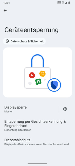 Ihr Handy ist jetzt mit einer Bildschirmsperre gesichert
