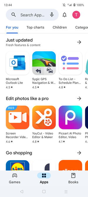 Select the Search bar