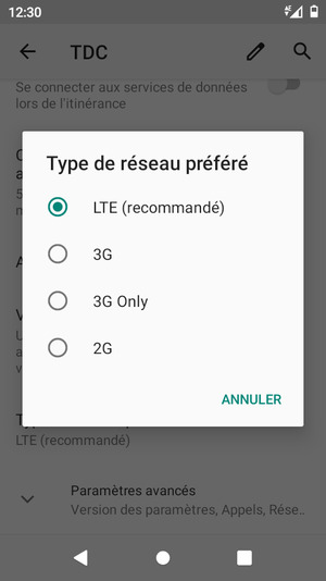 Sélectionnez votre option préférée