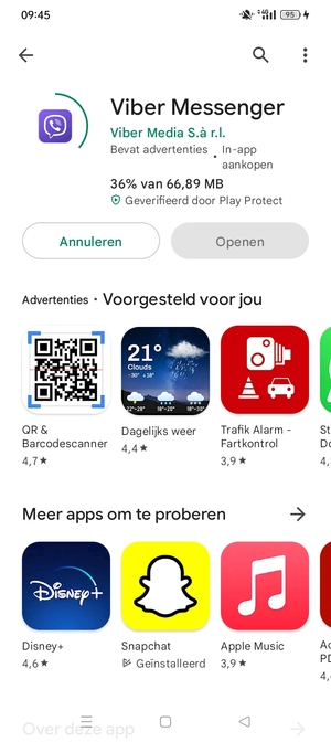 Wacht tot het installatieproces beëindigd is