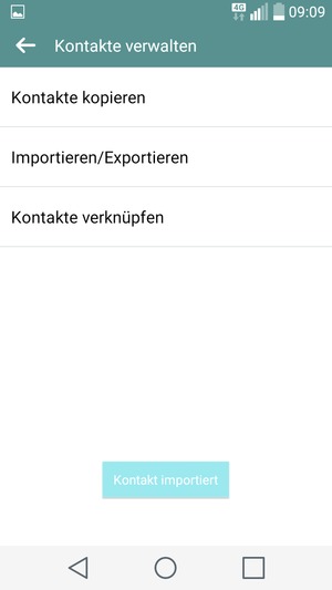 Ihre Kontakte werden in Ihrem Google Konto gespeichert und auf Ihrem Handy gespeichert, wenn Google das nächste Mal synchronisiert wird.
