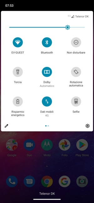 Disattiva Wi-Fi e Bluetooth