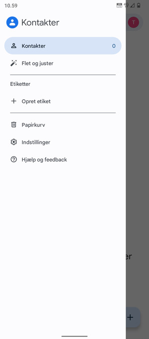 Vælg Indstillinger