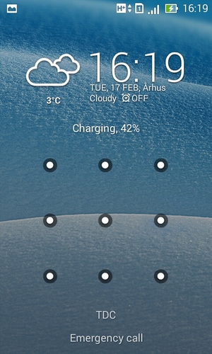Your phone is now secure with a screen lock
