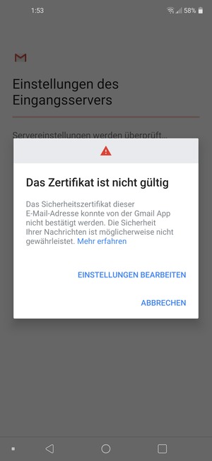 Wählen Sie EINSTELLUNGEN BEARBEITEN