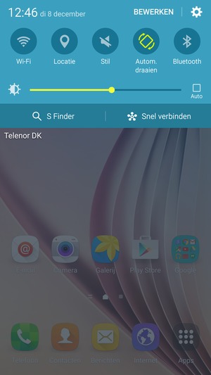 Vink het selectievakje Auto aan