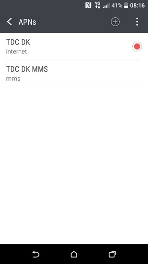 Select the Menu button
