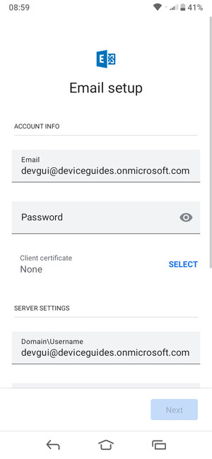 Enter your password