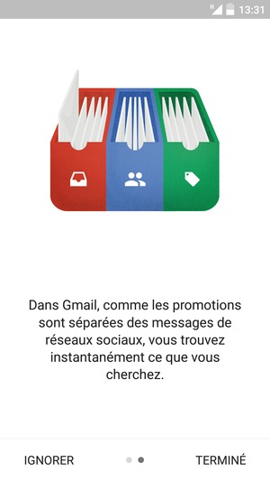 Sélectionnez TERMINÉ