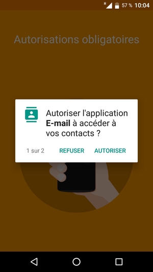 Sélectionnez AUTORISER