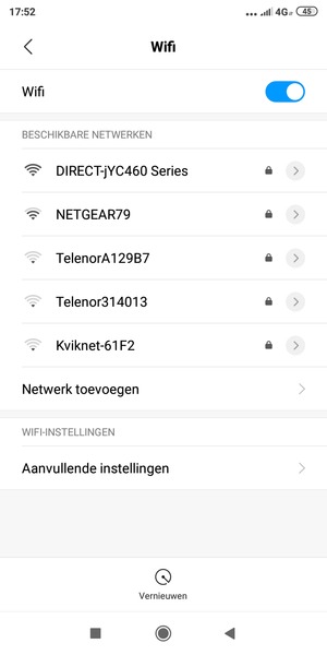 Selecteer het draadloze netwerk waarmee u verbinding wilt maken
