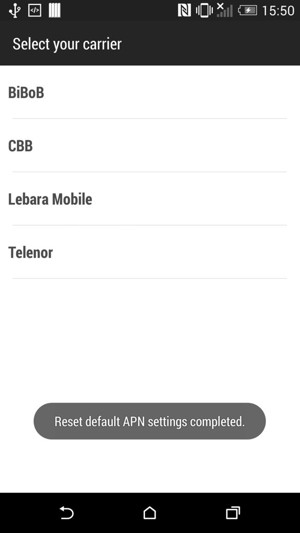 If you see a list of operators, select Public