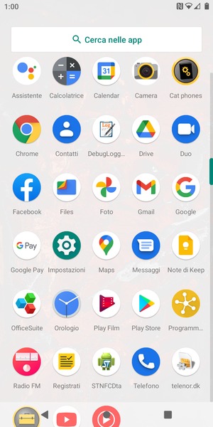 Seleziona Impostazioni