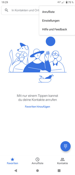 Wählen Sie Einstellungen
