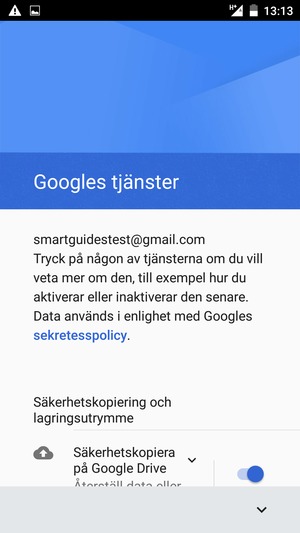 Välj MER