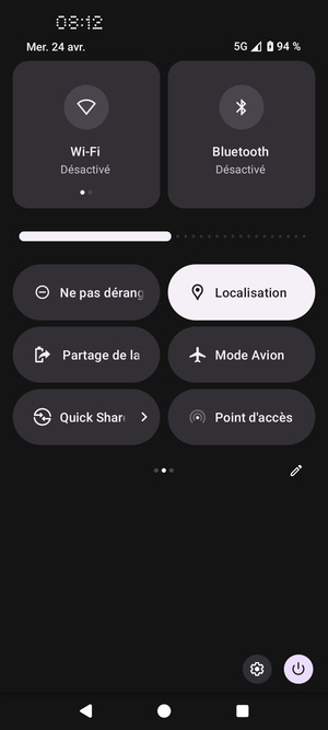 Désactiver le Localisation